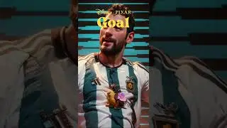 Messi if he was in a Pixar Movie #messi #ai