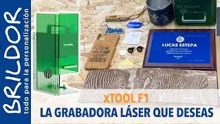 🙀 xTool F1: grabadora l&aacute;ser port&aacute;til. Graba METAL, MADERA o PL&Aacute;STICO r&aacute;pidamente!!!