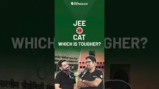 JEE vs CAT: Which Exam is Tougher 🎯| Difficulty Level of JEE & CAT Exam 🔎| #shorts #catexam