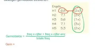 gewogen gemiddelde