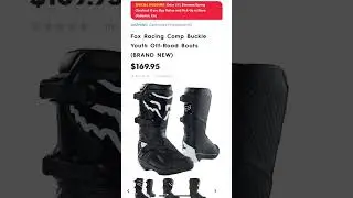 Motorhelmets Store Sale Fox Racing Comp Kids and Comp Buckle Youth Off-Road Boots #shorts #sale