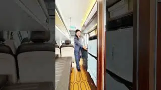 New 8AT automatic transmission small RV for couples, four-seater with bunk beds! 5.5 meters long,