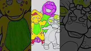 #howto #color #barney #barneyandfriends #kids #shorts #trending #popular #art