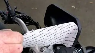 INSTALLED! BMW TFT Screen Protector.