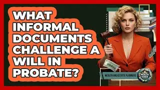 What Informal Documents Challenge A Will In Probate? - Wealth and Estate Planners