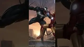 Iron Man vs Venom😲 || movie ||#IronManVsVenom  #AIVideo #SuperheroFight #ActionVideo  #MarvelStyle