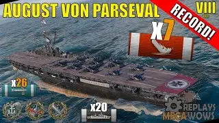 August von Parseval 7 Kills & 182k Damage | World of Warships Gameplay