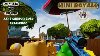 Live. Mini Royale. Deathmatch. Ak47 Carbon Gold Camo. Live Reaction