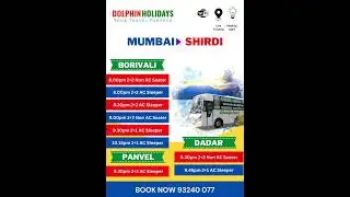 Mumbai - Shirdi - Mumbai Book Now 9324 077 077