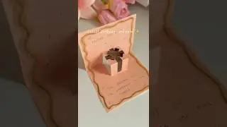 Cute birthday card✨ #diy #giftideas #trending #craft #shorts #shortsfeed #viral #fyp #birthdaycard