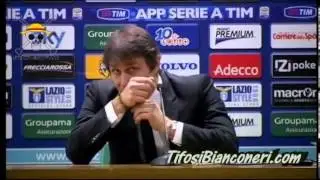 Conferenza stampa di Antonio Conte dopo Lazio - Juventus 2-1 - Coppa Italia 2012-2013