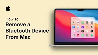 Как удалить устройство Bluetooth с Mac