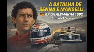 [98.1] SENNA! GP da Alemanha 1992 Corrida Completa!