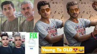 Young Boy To Old Men Face App | Viral Photo Editing In Mobile | Something Went Wrong Fixed! 😍