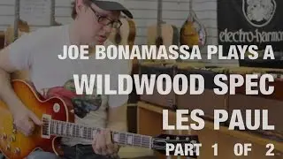Джо Бонамасса играет на лесполе Wildwood Spec (часть 1 из 2) &bull; Wildwood Guitars