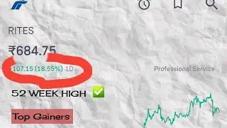 25 JANUARY NEWS || RITES SHARE PRICE AT NEW LEVEL KEEP OPEN YOUR EYE FOR THIS SHARE #RITESSHARE