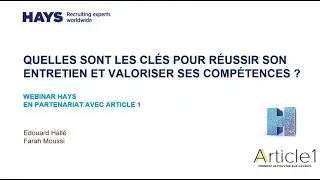 [Replay Webinar] Quelles sont les clefs pour réussir son entretien et valoriser ses compétences ?