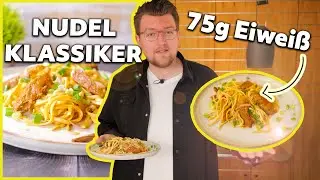 Protein Nudelpfanne: Bami Goreng mit Seitan Chicken | Vegan