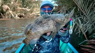 IKAN KERAPU BIKIN PANIK || MANCING DI SUNGAI MUARA MAHAKAM SAMARINDA KALIMANTAN TIMUR