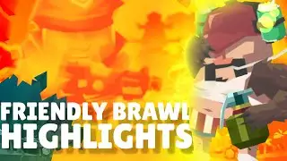 Sniper Pinching QUEENCHICKEN | Friendly Brawl Highlights | Bullet League