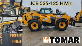 JCB 535 125 2014r 5282 tel +48 575 316 333 forklift telehandler ładowarka telaskopowa