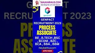 GENPACT  RECRUITMENT 2023 FOR FRESHERS JOBS &ndash;HYDERABAD - BSC , Bcom , BZC , BBA , BBM or Any Degree