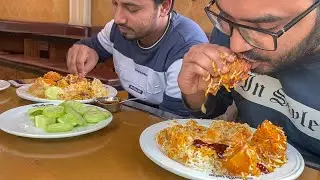 Eating Lunch(Mutton Kacchi Biryani/Rice & Meat) With Friends at Jomidari Bhoj