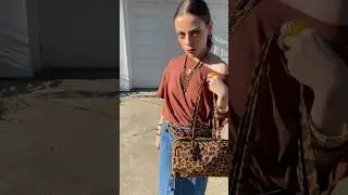 Unbox & style Baggu Leopard Bowler Bag 🐆 #baggu #handbags #leopardbowler