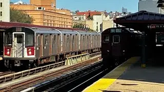 MTA Subway | R33 Redbird On The 4 Train VIA Jerome Bypassing 176th Street!