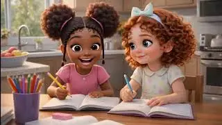 Learning Together | Helping Each Other with Aaliyah & Amelia