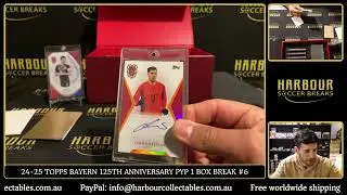 Перерыв №6 - 24/25 Topps Bayern Munchen 125-я годовщина PYP 1 Box Break