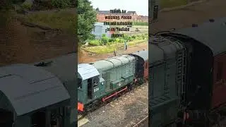 British Rail Class 08 13201 shunts empty coach stock on the SVR #britishrail  #trains #diesel #svr
