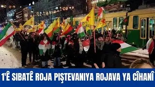 Li Stenbolê çalakiyên ji bo Rojava.