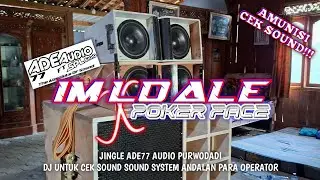 DJ IM LO ALE X POKER FACE MELODY TROMPET JINGLE ADE77 AUDIO PURWODADI