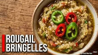 Rougail bringelles gros piments de la R&eacute;union.