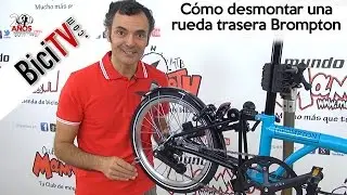 Cómo desmontar la rueda trasera de una bicicleta Brompton