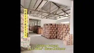 SEWA GUDANG RAYA PENGGILINGAN 1.300M&sup2; HUB 0817782111