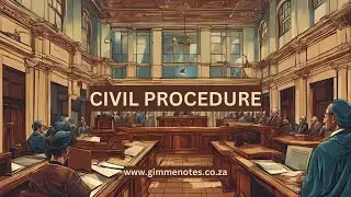 CIV3701 PODCAST - Civil Procedure: Understanding the Legal Process in Civil Cases ⚖️📜