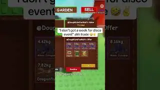 I TRADED A NORMAL DISCO BEE FOR AN INSANE OFFER👀‼️ #growagarden #roblox #gag