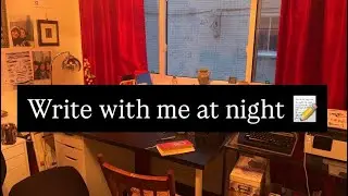 Write with me ~ cozy night session📝12 minutes (no music, keyboard sounds)  Let’s write together! 