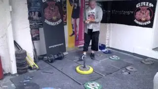Matti Harju IronMind Hub Lift 37.76kg World Record