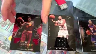 2010-11 Panini Black Box Elite Basketball Box Break Bust