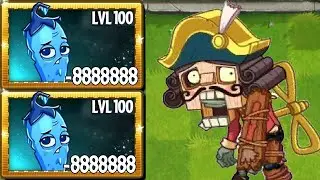 CHILLY PEPPER & All Plants 1 Plant Food Vs 99 Nutcracker Zombie - PvZ 2 Challenge