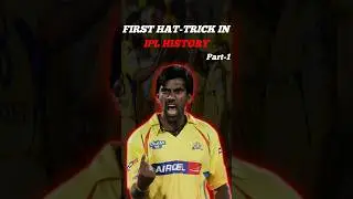 FIRST HAT-TRICK IN IPL ! #cricket #ipl