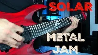 SOLAR A2.6 Trans Blood Red Guitar | METAL JAM by Stel Andre
