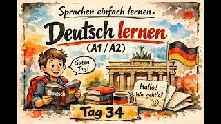 Tag 34 Deutsch lernen A1-A2 
