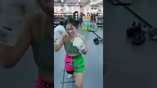 New angle #training #boxing #thaiboxinglife #martialartstraining #martialarts #korean #girl #SH