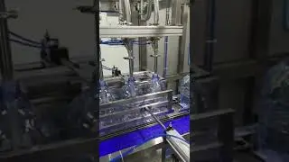Linear type 15L water bottling filling machine.