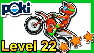 Moto X3M Bike Race Game Level 22 [3 Stars] Poki.com