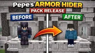 Pepe's Armor Hider Texture Pack for MCBE/MCPE | 1.21+ | 
